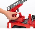 Vrachtwagen MAN met brandladder en sirene - Bruder 2771