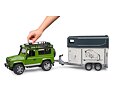 Land Rover Defender met paardendrager - Bruder 2592