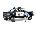 Politieauto RAM 2500 met politieagent - Bruder 2505
