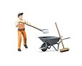 Gemeentewerker figuur - Bruder 62130