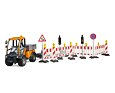 VarioCar met platform en aanhanger voor verkeersveiligheid - Bruder 2693