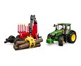 John Deere 7R 350 met houtdrager - Bruder 3154