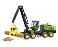John Deere 1270G oogstmachine met stam - Bruder 2135