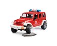 Jeep Wrangler brandweerwagen met brandweerman figuur - Bruder 2528