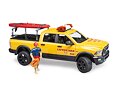 RAM 2500 Power Wagon Coast Guard met figuur en accessoires - Bruder 2506