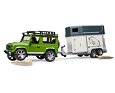 Land Rover Defender met paardendrager - Bruder 2592