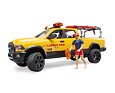 RAM 2500 Power Wagon Coast Guard met figuur en accessoires - Bruder 2506
