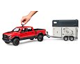 Terreinwagen RAM 2500 + paardendrager - Bruder 2501