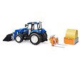 New Holland T5.120 met voorlader, kipbak en vorken - Bruder 2187
