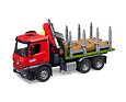 MB Arocs vrachtwagen met houtdrager + 3 houtblokken - Bruder 3669