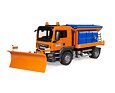 Sypač MAN TGS s čelní radlicí - Bruder 3785