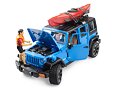 Jeep Wrangler Rubicon Unlimited met kajak en kajakker - Bruder 2529