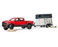 Terreinwagen RAM 2500 + paardendrager - Bruder 2501