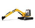 Minibagger CAT - Bruder 2456