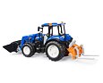 New Holland T5.120 met voorlader, kipbak en vorken - Bruder 2187
