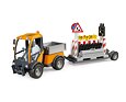 VarioCar met platform en aanhanger voor verkeersveiligheid - Bruder 2693