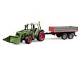 Fendt Vario 211 trekker met voorlader en kiepbak - Bruder 2182
