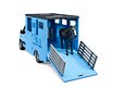 MB Sprinter voor dierentransport met paardenfiguur - Bruder 2674