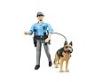 Politieagent met hond - Bruder 62150
