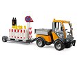VarioCar met platform en aanhanger voor verkeersveiligheid - Bruder 2693